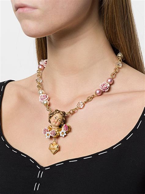 dolce gabbana fine jewelry|real dolce and gabbana necklace.